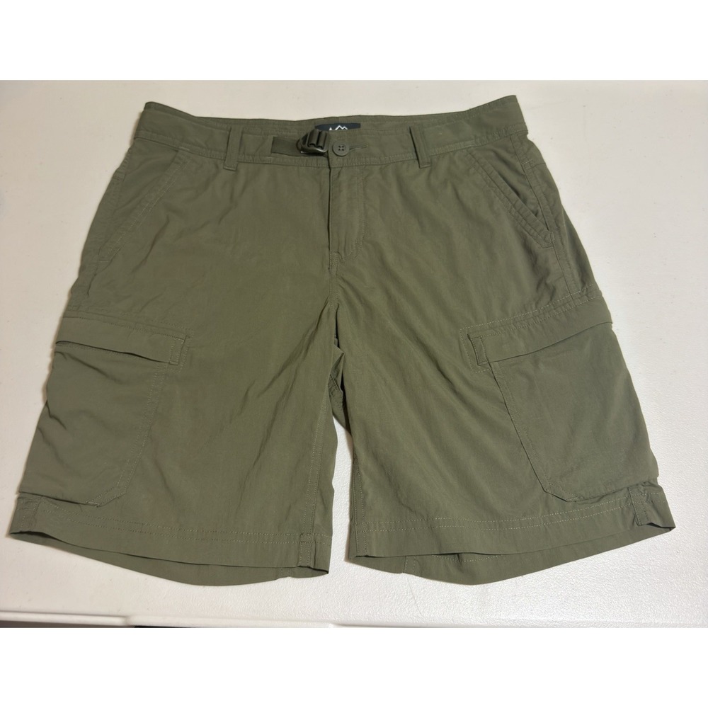 REI Co-op Sahara Belted Cargo Shorts Womens 10 Relaxed Fit Hiking